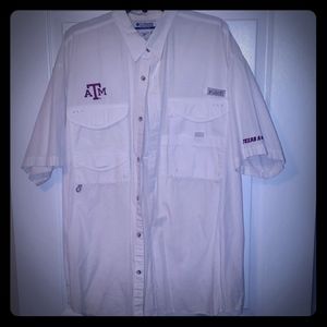 Texas A&M columbia fishing shirt
